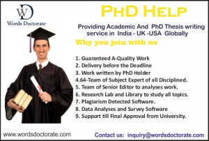 PhD Thesis Writing Services in Mumbai